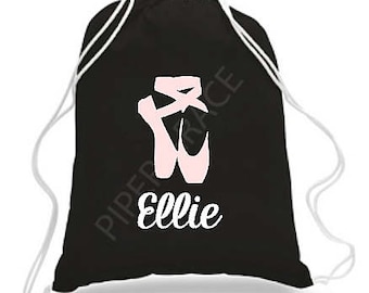 Ballet Drawstring Bag, Dance Bags, Ballet Bag, Personalized Dance Bags, Girls Dance Bag, Ballet Gifts, Personalized Dance Bag, Dance Gifts