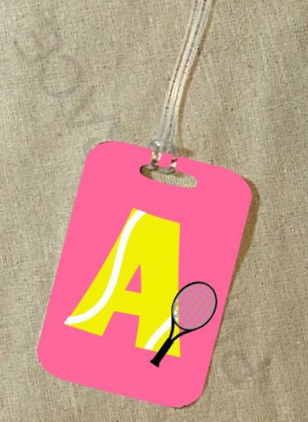 Tennis Luggage Tag, Tennis Bag Tags, Tennis Gifts, Gifts for Tennis