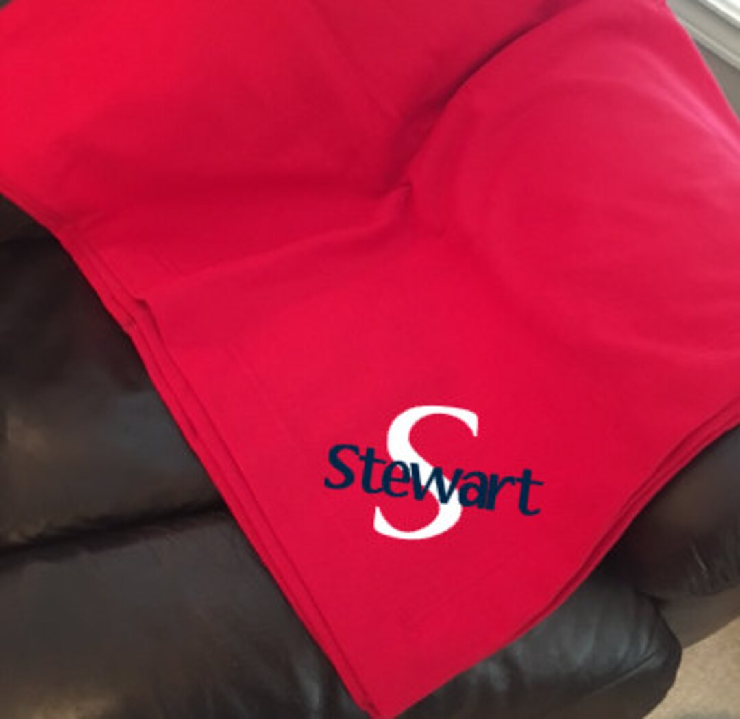 Personalized Sweatshirt Blanket, Sweatshirt Blanket, Cotton Blanket