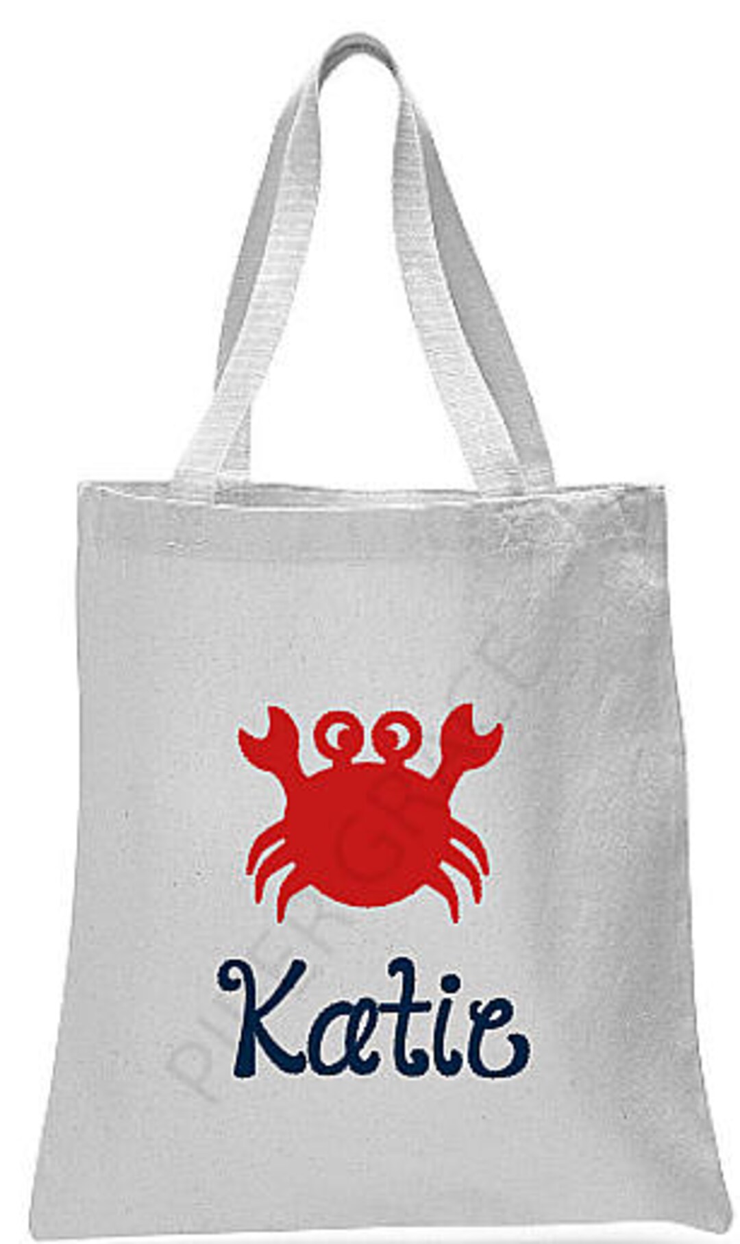 Beach Tote Bag, Crab Tote Bag, Beach Bag, Beach Accessories, Beach Gift Ideas, Canvas Beach Bag