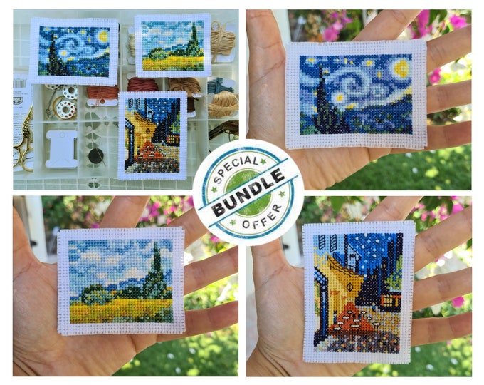 Modern counted cross stitch patterns as by CrossStitchObsession