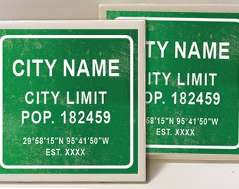 Custom City Limits Sign - Etsy