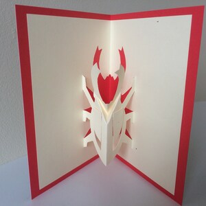 Stag Beetle Pop-up Card