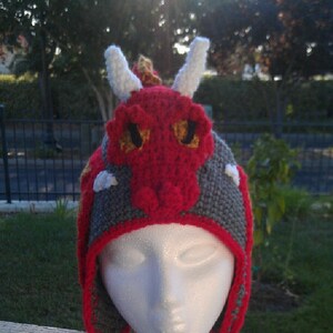 Crochet Dragon Hat