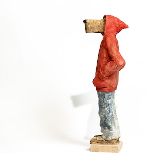 The Red Riding Hood, Ceramic sculpture
