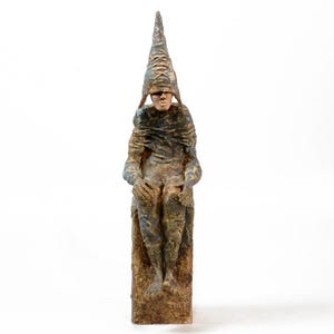 Shaman. En originell, handgjord keramisk skulptur.