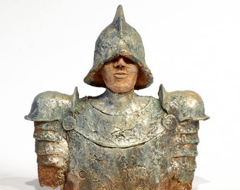 Viejo Soldado, Escultura de cerámica