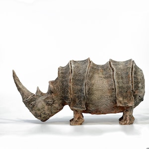 Big Horn, Ceramic sculpture