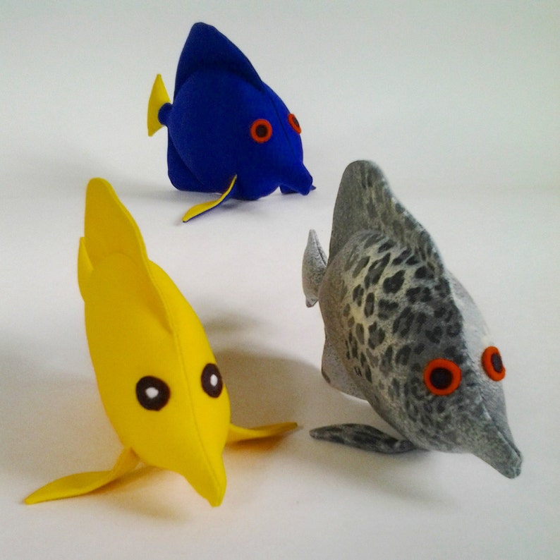 Fish Soft Toy Pattern PDF Pattern Tutorial DIY Soft Toy Toy Etsy