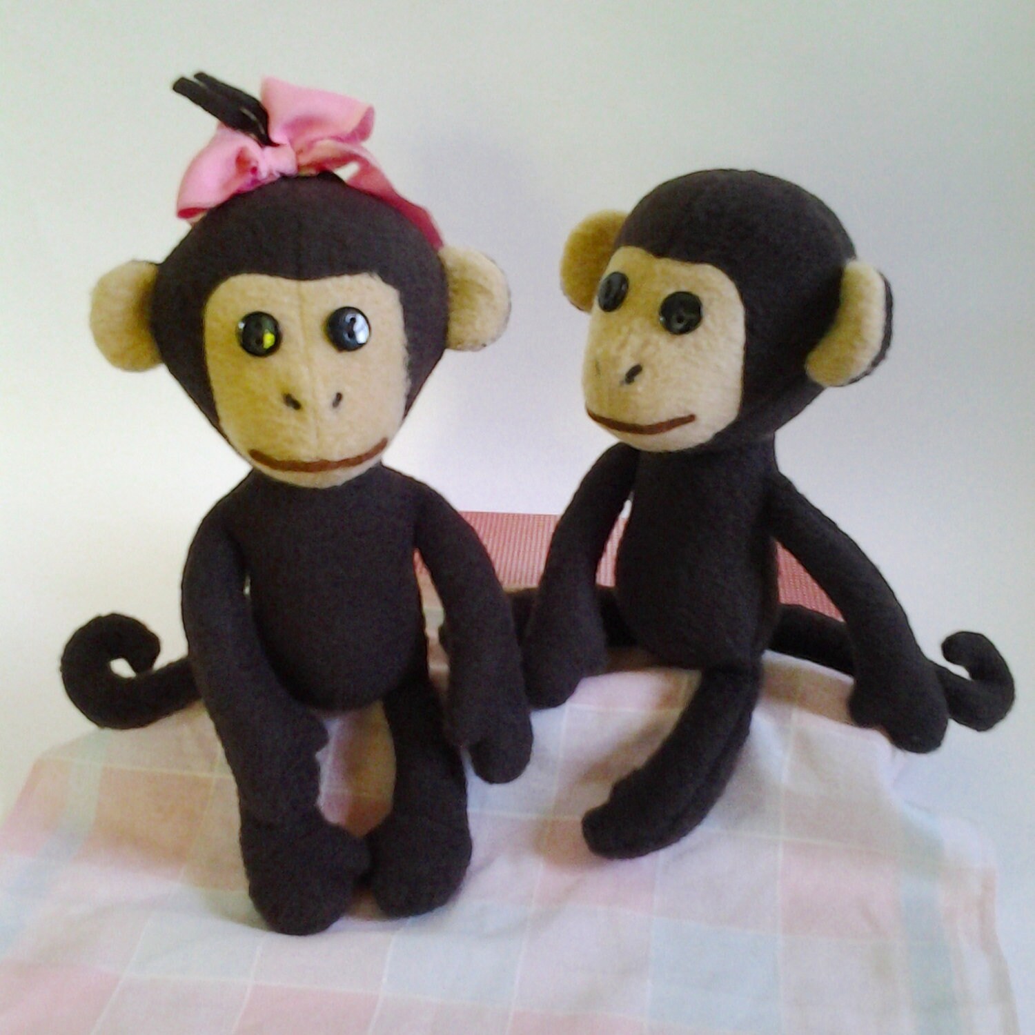 Baby monkey sewing pattern Stuffed monkey patterns DIY doll | Etsy