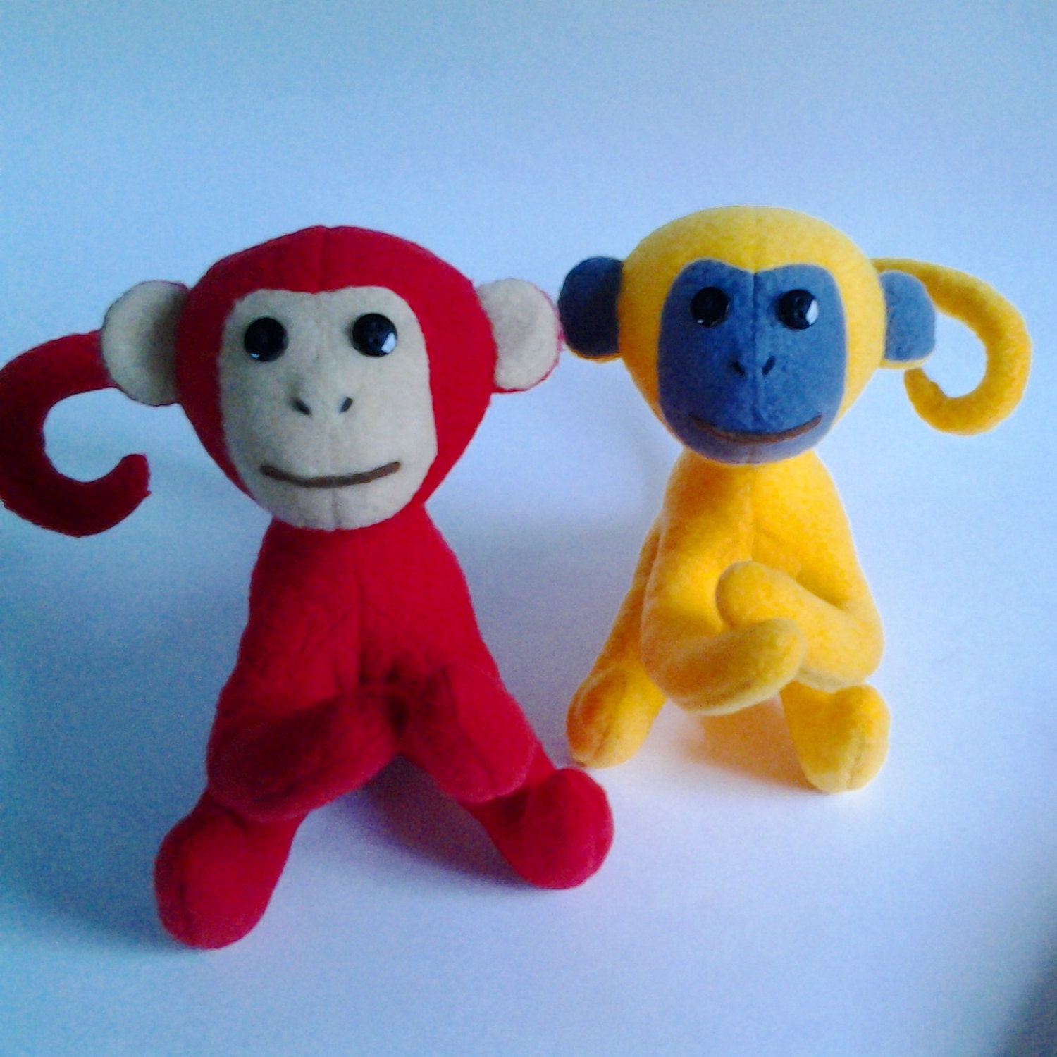 Baby Monkey Pattern Soft Toy Pattern And Tutorial Stuffed Etsy