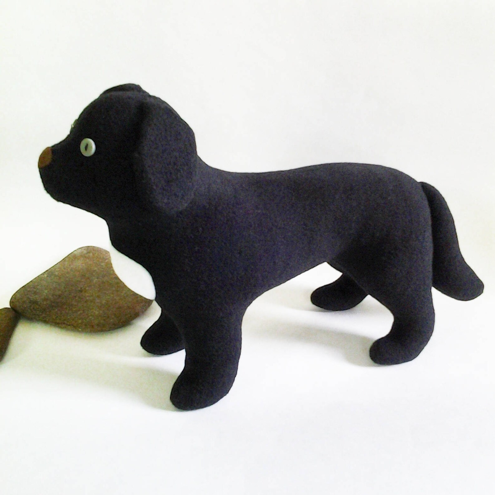 Newfoundland dog pattern stuffed toy dog sewing pattern soft Etsy