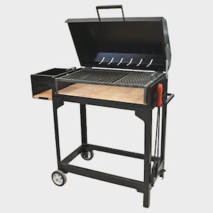 Portable grill | With lid and brazier | Kir Parrillero | Argentine barbecue