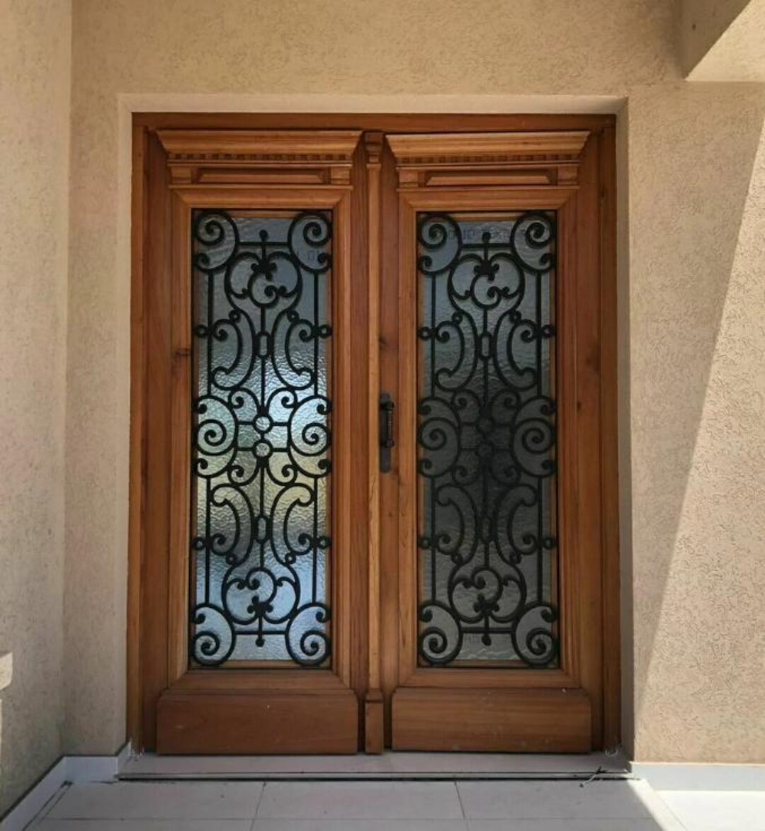 Decorative Grille Panel - Cast Aluminum – Wrought Iron Style Insert for ...