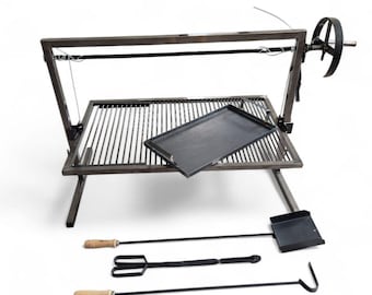 Santa Maria Grillsystem | BBQ-grill | Med stekhäll | Argentinsk Asado
