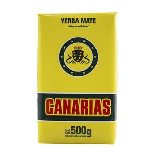 Auténtica Yerba Mate Argentina de 1 Kilo 2,2 Libras Energía Natural y Sabor Tradicional Canarias 500 Gr