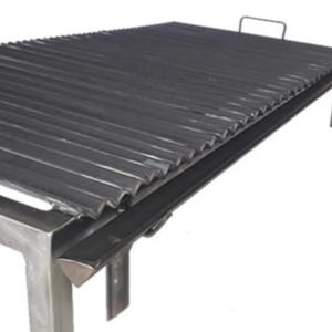 Argentine Grill | Iron grill with V-shaped angle bars (5/8 x 1/8) | Made with Argentine iron | Iron grill, Heavy Duty, BBQ Grill