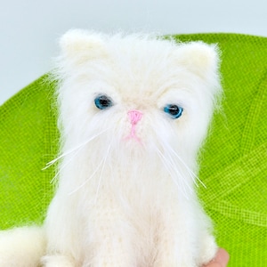 Cat Crochet Pattern, Crochet Persian Cat Pattern, Crochet Amigurumi White Cat