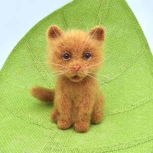 Crochet Cat Pattern, Crochet Ginger Cat Pattern, Crochet Amigurumi Ginger Cat, Realistic Cat image 2