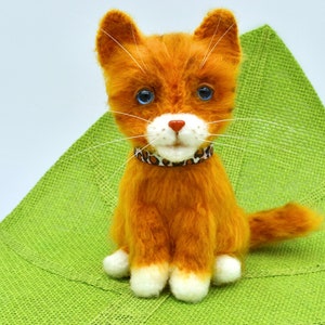 Crochet Cat Pattern, Crochet Ginger Cat Pattern, Crochet Amigurumi Ginger and White Cat, Realistic Cat