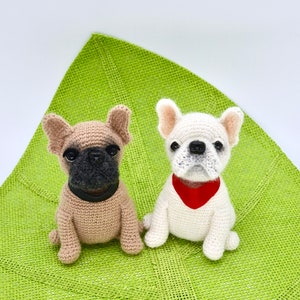 French Bulldog Crochet Pattern, Crochet Dog Pattern, Crochet Frenchie Dog Pattern, Crochet Puppy Pattern