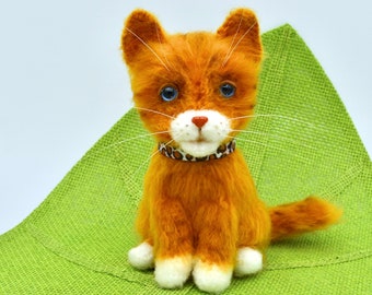 Crochet Cat Pattern, Crochet Ginger Cat Pattern, Crochet Amigurumi Ginger and White Cat, Realistic Cat