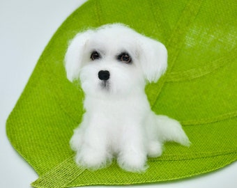 Maltese Crochet Pattern, Crochet Dog Pattern, Amigurumi Maltese Dog Pattern, Crochet Maltese Puppy