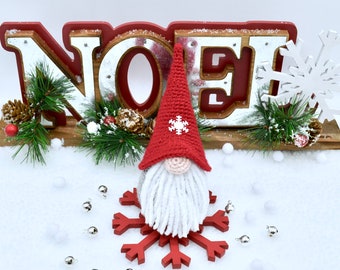Gnome Crochet Pattern, Scandinavian Gonk Crochet Pattern, Christmas Crochet Nisse Pattern, Crochet Gnome in Red Hat Pattern