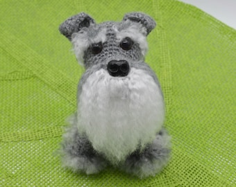 Schema uncinetto REAL Schnauzer: cane Amigurumi (schema PDF)