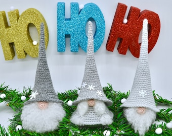 Gnomes Family Crochet Pattern, Scandinavian Gonks Family Crochet Pattern, Christmas Crochet Nisse Pattern
