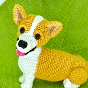 Häkelanleitung für Welsh Corgis, Häkelanleitung für Pembroke Welsh Corgis, Häkelanleitung für Corgis, Häkelanleitung für Hunde, Amigurumi-Hund