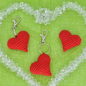 Crochet Heart PATTERN, Amigurumi Crochet Heart PATTERN