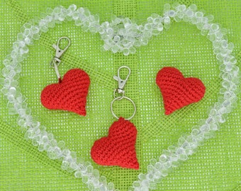 Crochet Heart PATTERN, Amigurumi Crochet Heart PATTERN