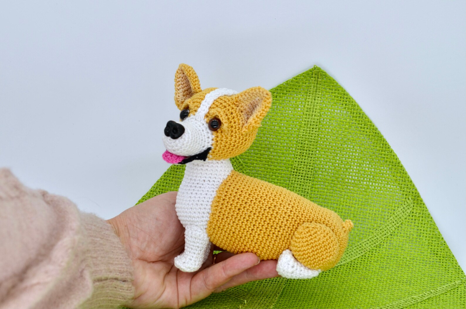 Crochet Dog Pattern Welsh Crochet Pattern Crochet Etsy