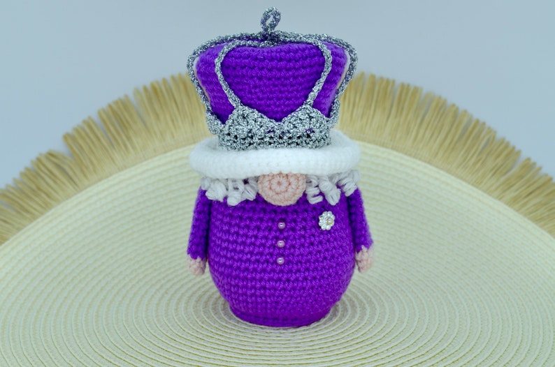 Queen Elizabeth II Platinum Jubilee Gnome Crochet Pattern Etsy