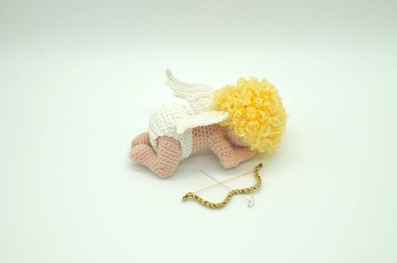 Crochet Cupid Baby Doll Pattern: Amigurumi Angel Outfit (PDF Pattern)