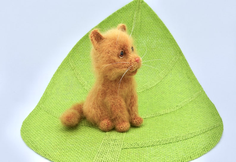 Crochet Cat Pattern, Crochet Ginger Cat Pattern, Crochet Amigurumi Ginger Cat, Realistic Cat image 7