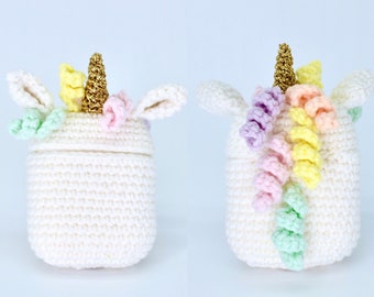 Unicorn AirPods Case Crochet Pattern, Crochet Unicorn AirPods Pattern