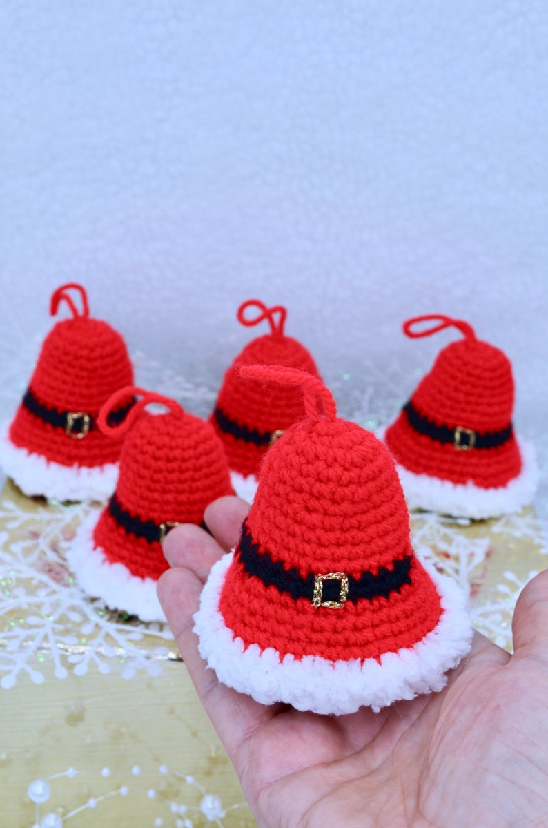 Crochet Bells Crochet Pattern Amigurumi Christmas Bells Bells Decor