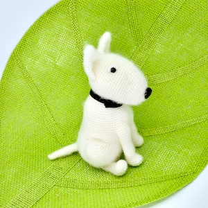 Bull Terrier Crochet Pattern, Crochet Dog Pattern, Amigurumi Bull Terrier Pattern, Crochet English Bull Terrier Dog image 5