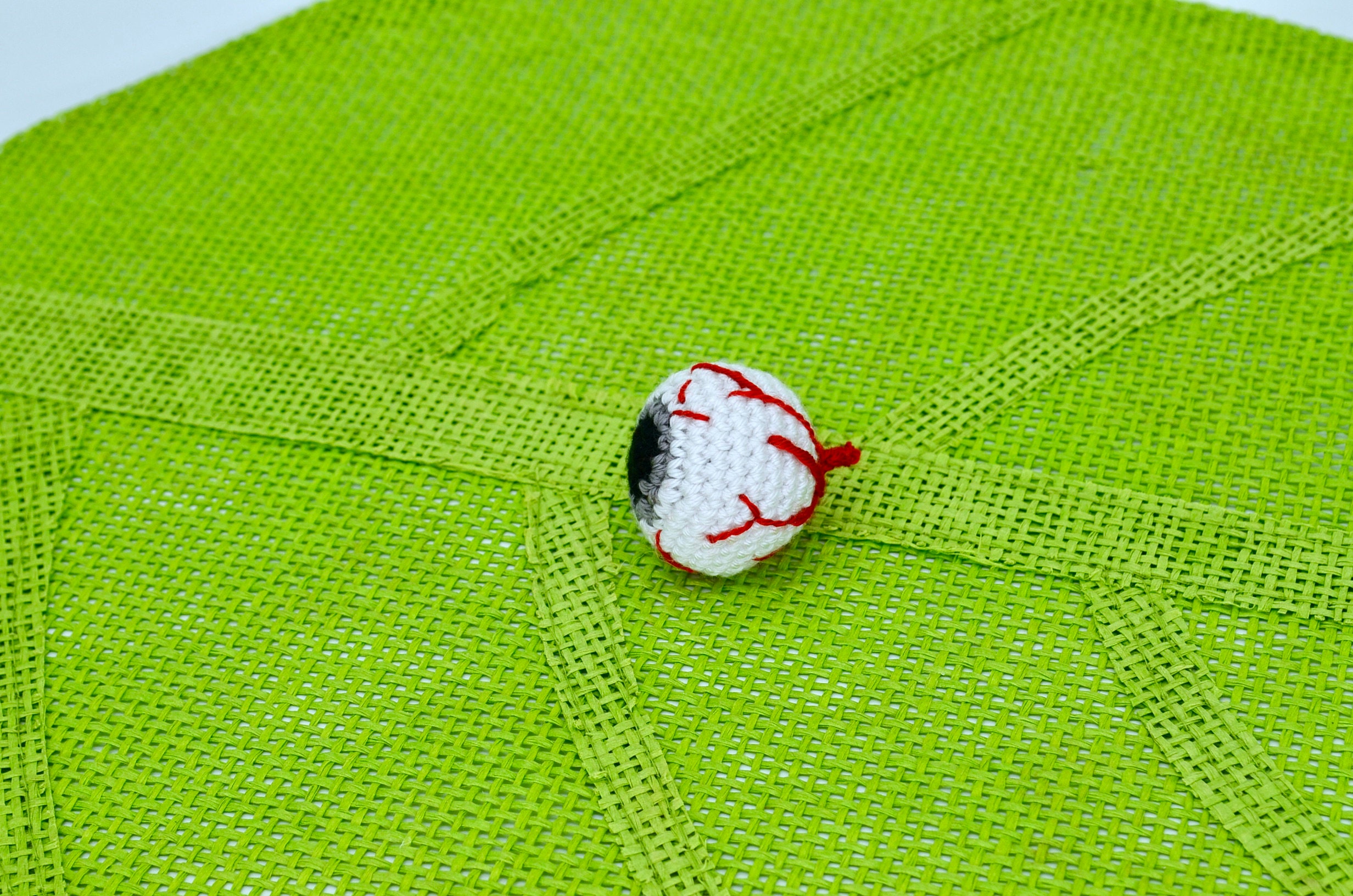 Crochet Eyeball PATTERN Amigurumi Crochet Eyeball Keychain Etsy