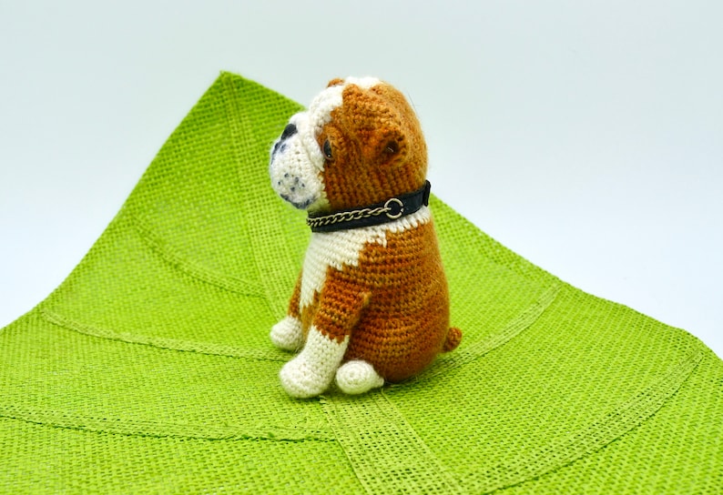 REAL English Bulldog Crochet Pattern, Bulldog Dog Amigurumi Pattern, Crochet Dog Pattern, Crochet Bulldog Pattern image 5