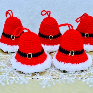 Crochet Bells Crochet Pattern , Amigurumi Christmas Bells, Bells Decor, Christmas Decoration, Jingle Bells.