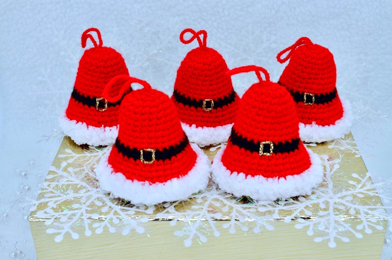 Crochet Bells Crochet Pattern Amigurumi Christmas Bells Bells Decor
