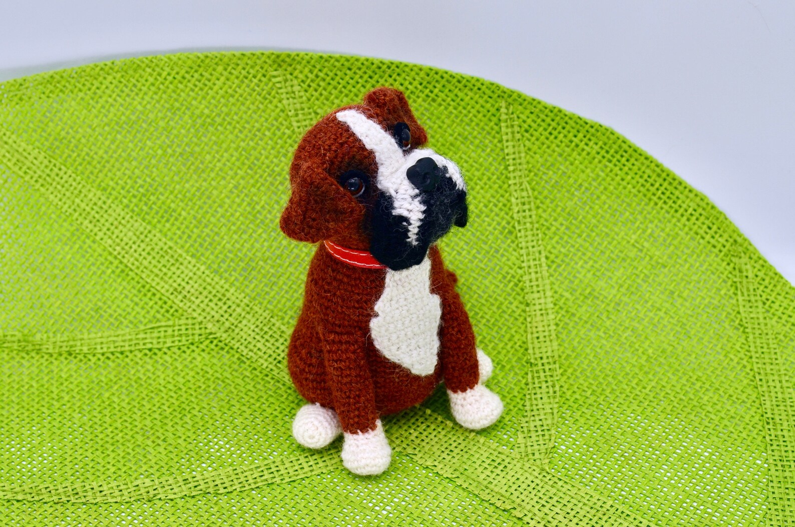 Boxer Crochet Pattern Crochet Boxer Dog Pattern Amigurumi Etsy