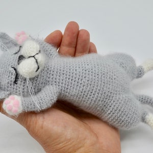 Cat Crochet Pattern, Cat Amigurumi Pattern, Crochet Sleeping Cat Pattern, Crochet Sleeping Kitten