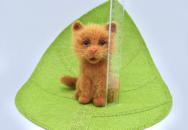 Crochet Cat Pattern, Crochet Ginger Cat Pattern, Crochet Amigurumi Ginger Cat, Realistic Cat image 9