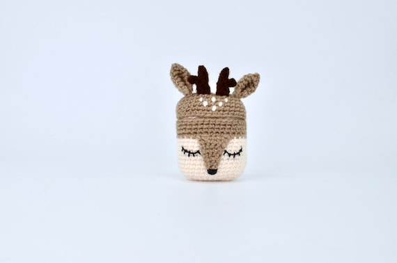 AirPods Case Crochet Pattern, Crochet Deer AirPods Pattern, Baby Deer Crochet Pattern