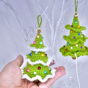 Crochet Christmas Tree Pattern, Crochet Christmas Tree Ornament Pattern,  Christmas Tree Tree Decor Pattern