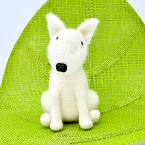 Bull Terrier Crochet Pattern, Crochet Dog Pattern, Amigurumi Bull Terrier Pattern, Crochet English Bull Terrier Dog image 7